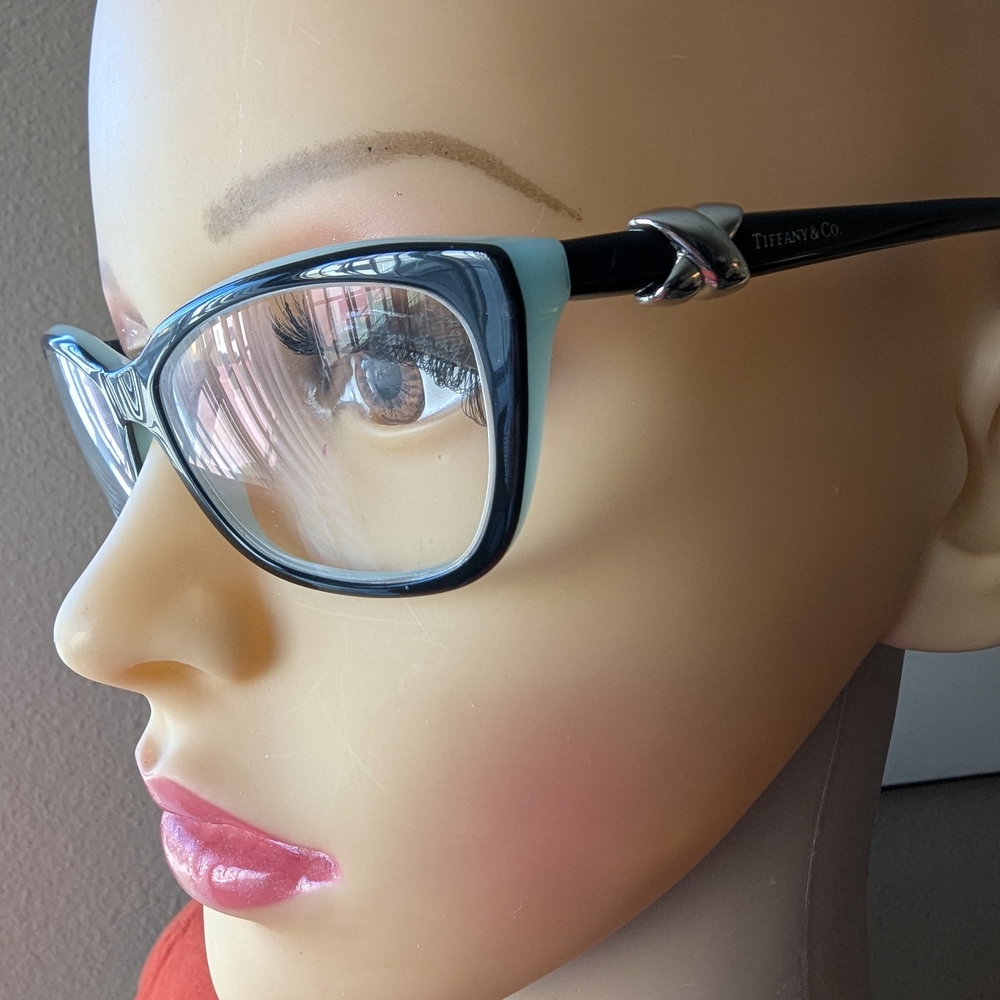Tiffany & Co.TF 2074 Black and Blue Women's Glasses - Picture 2 of 10